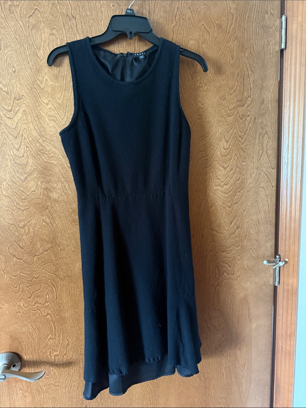 Theory Black Sleeveless Mini Dress